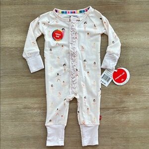 Magnetic Me Tutu Twirls Modal Convertible Coverall 0-3 6-9 9-12 months